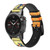 CA0346 Australia Flag Map Rock Texture Leather & Silicone Smart Watch Band Strap For Garmin Smartwatch