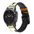 CA0401 Extreme Skateboard Sunset Leather & Silicone Smart Watch Band Strap For Garmin Smartwatch