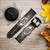 CA0497 Yoga Namaste Om Symbol Leather & Silicone Smart Watch Band Strap For Garmin Smartwatch