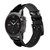 CA0508 Paintball Mask Leather & Silicone Smart Watch Band Strap For Garmin Smartwatch