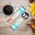 CA0616 Sea Shells Starfish Beach Leather & Silicone Smart Watch Band Strap For Garmin Smartwatch