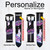 CA0650 Sexy Girl Disco Pole Dance Leather & Silicone Smart Watch Band Strap For Garmin Smartwatch