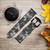 CA0653 Urban Black Camo Camouflage Leather & Silicone Smart Watch Band Strap For Garmin Smartwatch