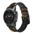 CA0740 Clock Gear Leather & Silicone Smart Watch Band Strap For Garmin Smartwatch