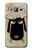 S2826 Cute Cartoon Unsleep Black Sheep Case For Samsung Galaxy J3 (2016)