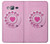 S2847 Pink Retro Rotary Phone Case For Samsung Galaxy J3 (2016)