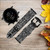 CA0204 Mayan Pattern Leather & Silicone Smart Watch Band Strap For Fossil Smartwatch