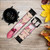 CA0552 Japan Girl Hina Doll Kimono Sakura Leather & Silicone Smart Watch Band Strap For Fossil Smartwatch
