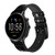 CA0630 Analog Radio Tuning Leather & Silicone Smart Watch Band Strap For Fossil Smartwatch