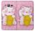 S3025 Pink Maneki Neko Lucky Cat Case For Samsung Galaxy J3 (2016)