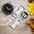 CA0115 Horror Face Leather & Silicone Smart Watch Band Strap For Wristwatch Smartwatch
