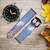 CA0143 Mount Fuji Sakura Cherry Blossom Leather & Silicone Smart Watch Band Strap For Wristwatch Smartwatch