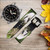 CA0144 Panda Enjoy Eating Leather & Silicone Smart Watch Band Strap For Wristwatch Smartwatch