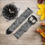 CA0214 Dragon Tattoo Leather & Silicone Smart Watch Band Strap For Wristwatch Smartwatch