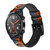 CA0257 Roulette Casino Gamble Leather & Silicone Smart Watch Band Strap For Wristwatch Smartwatch