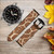 CA0270 Giraffe Skin Leather & Silicone Smart Watch Band Strap For Wristwatch Smartwatch