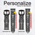 CA0287 Skull Vintage Monochrome Pattern Leather & Silicone Smart Watch Band Strap For Wristwatch Smartwatch