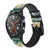 CA0345 Hokusai Kirifuri Waterfall at Kurokami Leather & Silicone Smart Watch Band Strap For Wristwatch Smartwatch