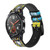 CA0460 The High Priestess Vintage Tarot Card Leather & Silicone Smart Watch Band Strap For Wristwatch Smartwatch