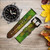 CA0610 Radioactive Nuclear Hazard Symbol Leather & Silicone Smart Watch Band Strap For Wristwatch Smartwatch