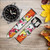 CA0612 Retro Art Flowers Leather & Silicone Smart Watch Band Strap For Wristwatch Smartwatch