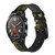 CA0671 Vincent Van Gogh Skeleton Cigarette Leather & Silicone Smart Watch Band Strap For Wristwatch Smartwatch