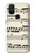 S3082 Music Sheet Case For OnePlus Nord N10 5G
