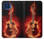 S0415 Fire Guitar Burn Case For Motorola One 5G