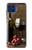 S1316 Grapes Bottle and Glass of Red Wine Case For Motorola One 5G