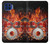 S1431 Skull Drum Fire Rock Case For Motorola One 5G