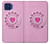 S2847 Pink Retro Rotary Phone Case For Motorola One 5G