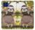 S3138 Cute Baby Sloth Paint Case For Motorola One 5G
