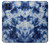 S3439 Fabric Indigo Tie Dye Case For Motorola One 5G