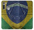 S3297 Brazil Flag Vintage Football Graphic Case For Motorola Moto G8