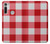 S3535 Red Gingham Case For Motorola Moto G8