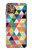 S3049 Triangles Vibrant Colors Case For Motorola Moto G9 Plus