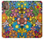 S3281 Colorful Hippie Flowers Pattern Case For Motorola Moto G9 Plus