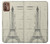 S3474 Eiffel Architectural Drawing Case For Motorola Moto G9 Plus
