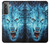 S0752 Blue Fire Grim Wolf Case For Samsung Galaxy S21 5G
