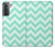S1723 Mint Chevron Zigzag Case For Samsung Galaxy S21 5G
