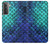 S3047 Green Mermaid Fish Scale Case For Samsung Galaxy S21 5G