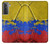 S3306 Colombia Flag Vintage Football Graphic Case For Samsung Galaxy S21 5G