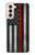 S3472 Firefighter Thin Red Line Flag Case For Samsung Galaxy S21 5G