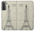 S3474 Eiffel Architectural Drawing Case For Samsung Galaxy S21 5G