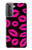 S2933 Pink Lips Kisses on Black Case For Samsung Galaxy S21 Plus 5G, Galaxy S21+ 5G