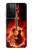 S0415 Fire Guitar Burn Case For Samsung Galaxy S21 Ultra 5G