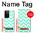 S1723 Mint Chevron Zigzag Case For Samsung Galaxy S21 Ultra 5G