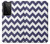 S2345 Navy Blue Shavron Zig Zag Pattern Case For Samsung Galaxy S21 Ultra 5G