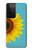 S3039 Vintage Sunflower Blue Case For Samsung Galaxy S21 Ultra 5G