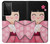 S3042 Japan Girl Hina Doll Kimono Sakura Case For Samsung Galaxy S21 Ultra 5G